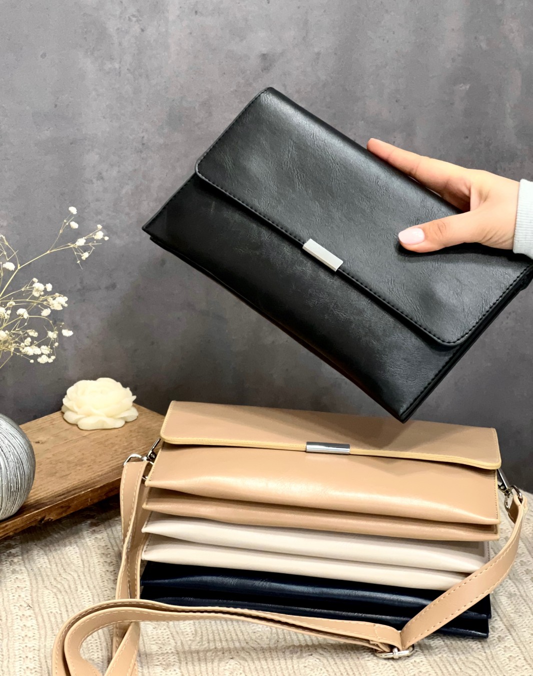 کیف دوشی کلاچ کد 423