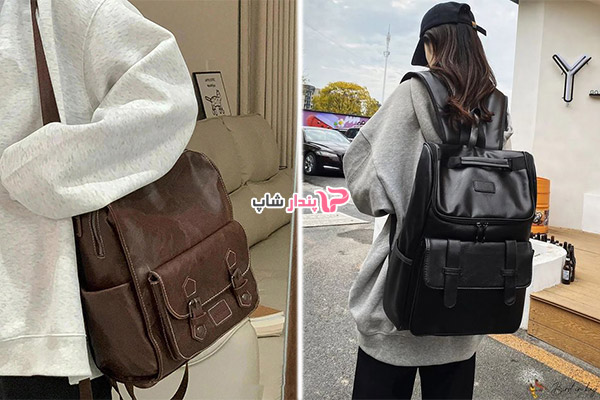 کیف دانشجویی دخترانه با طرح کلاسیک