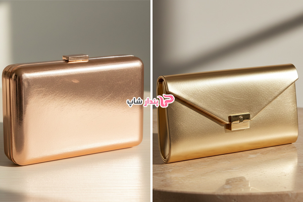 کلاچ متالیک (طلایی، نقره‌ای، رزگلد)