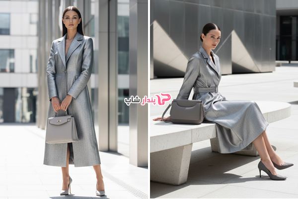 براقیت متالیک و درخشش مینیمال طوسی و نقرهای