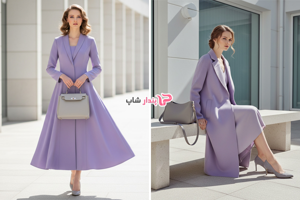 جلوه رویایی و لطیف طوسی و بنفش لیلکی