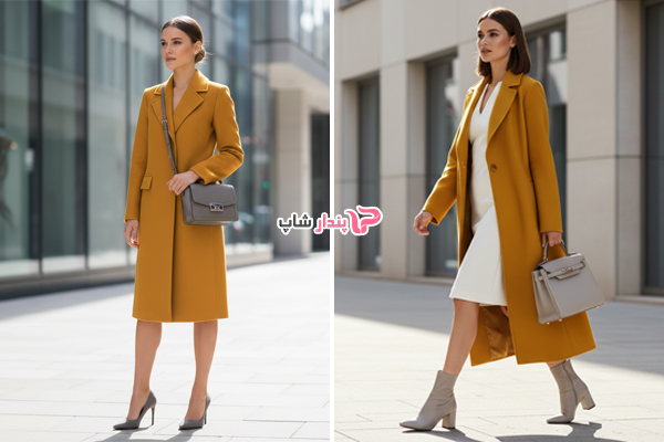 ترکیبی مدرن و انرژیبخش طوسی و زرد خردلی