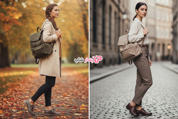 کفش آکسفورد با چرم مات