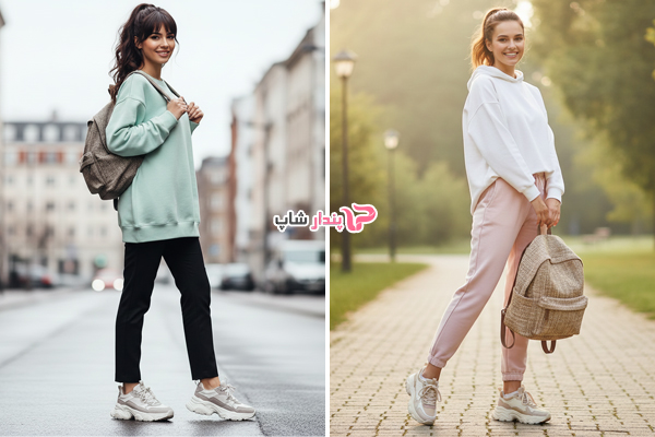 کفشهای ورزشی با کفی ضخیم