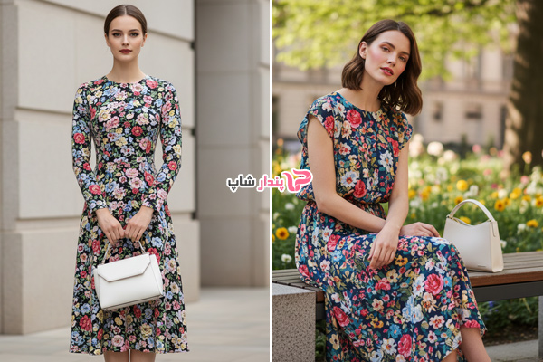 استایل کلاسیک با کیف سفید