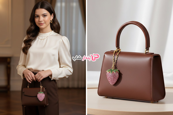 آویزهای کریستالی یا سنگی برای کیف