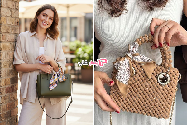 روسری و دستمال‌های تزئینی برای دسته کیف