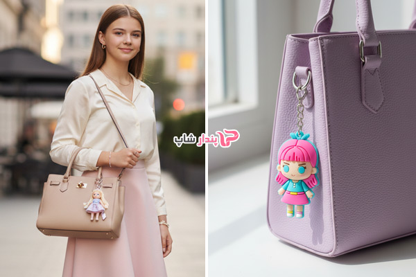 آویز عروسکی سیلیکونی