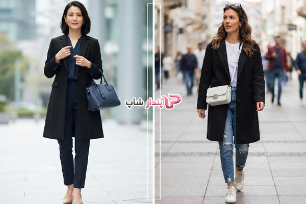 کیف مناسب با مانتوی مشکی