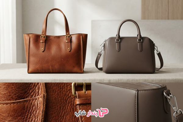 کیف چرم طبیعی بهتر است یا مصنوعی؟