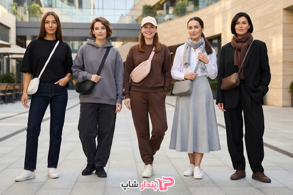 ترکیب بادی بگ با کت و شلوار بگ